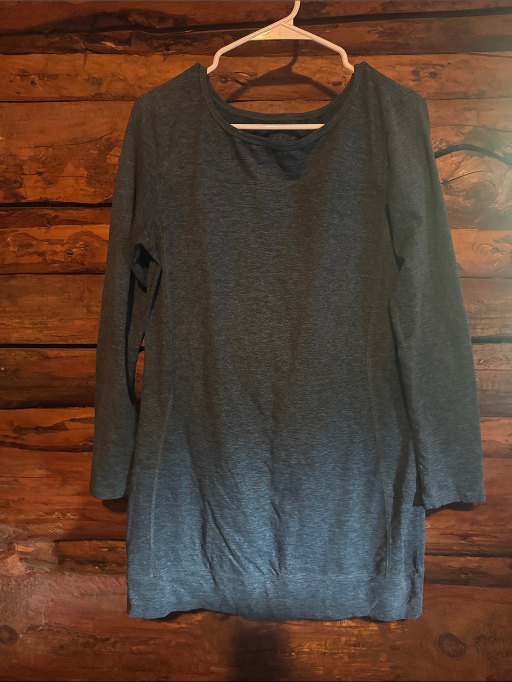 Carve Designs Long Sleeve Tunic Dress in Blue